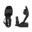 Rieker Damen Sandalen 64750-00 Schwarz - Rieker Sandalen - 135532 - 3