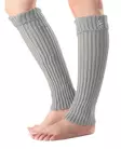 Veniz Knöchelschutz mit Knöpfen 81011 grau - Damen Socken - 137022 - 1
