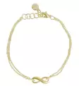 Snö of Sweden Armband Everly Doppelkette Gold - Armbänder - 141592 - 1