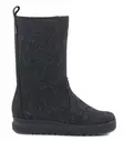 Pomar Filzstiefel TUNTURI 37187 Granit Filz/Schwarz Wachsartig - Damen Stiefel - 142302 - 2