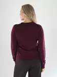 Aware by Vero Moda Pullover LS O-KRAGEN WOLLE catawba traube - Damenpullover - 141472 - 2