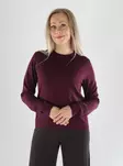 Aware by Vero Moda Pullover LS O-KRAGEN WOLLE catawba traube - Damenpullover - 141472 - 1