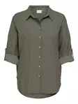 Carmakoma Blusen-Shirt 3/4 Smokey Olive - Damenblusen und -hemden - 140842 - 1