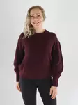 JJXX Pullover JXMILA TWIST CREW NECK STRICK winsorbeeren - Damenpullover - 141582 - 1