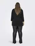 Only Carmakoma Plus-Size-Shirt A-Shape 3/4 Schwarz - Damen Langarmshirts - 136572 - 2