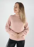 Only Damen Pullover mit hohem Kragen in Rosé Smoke - Damenpullover - 139992 - 1