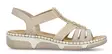Rieker Damen Sandalen mit weitem Fußbett 66201-62 Beige - Rieker Sandalen - 140622 - 3