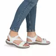 Rieker Damen Sandalen 64870-81 Weiß - Rieker Sandalen - 140712 - 5