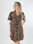 Vero Moda Leopardenprint Kleid SS Kurz Tigerauge/Leo - Kleider und Tuniken - 138562 - 1