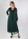 Vila Kleid V-Ausschnitt Langarm Midi scrab - Kleider und Tuniken - 138942 - 1