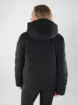Vila Damen leichte gepolsterte Jacke mit Kapuze Schwarz - Damen Leichte steppjacken - 139492 - 2