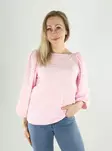 Vila Damenbluse Bootsausschnitt Kirschblüte - Damen Langarmshirts - 140302 - 1
