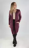 Vila Damen langer Cardigan VIRIL Long Feige - Damenpullover - 139712 - 1