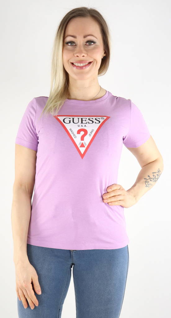 Guess T-Shirt W1YI1BI3Z11, lilie - Damen T-Shirts - 130732 - 1