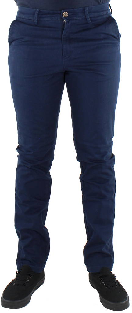 Jack & Jones Herren Slim Fit Chino-Hose Marco Bowie, Marineblau - Herrenhosen - 122902 - 1