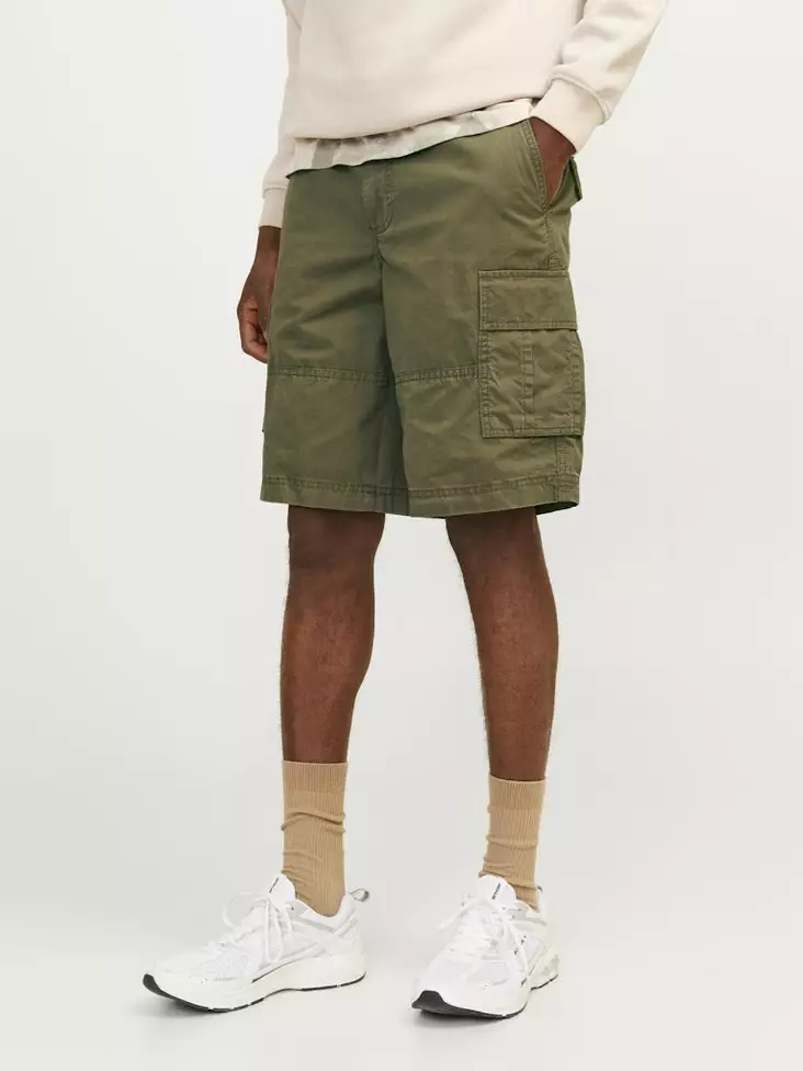 Jack&Jones Herren Cargo-Shorts Olivengrün Nacht - Herren Shorts und Capris - 135902 - 1