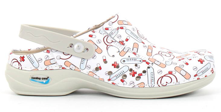 Maschinenwaschbare Arbeitsschuhe aus Leder für die Pflege von Stillenden - Healt-10 - Damen Arbeitsschuhe - 122652 - 1