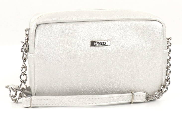 Nabo Schultertasche L2339 Silber - Handtaschen - 133502 - 1