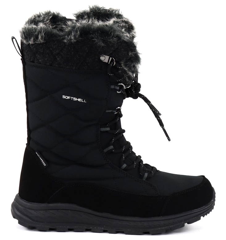 Netzwerk Stiefeletten 43-09804, Schwarz - Damen Stiefel - 132052 - 1