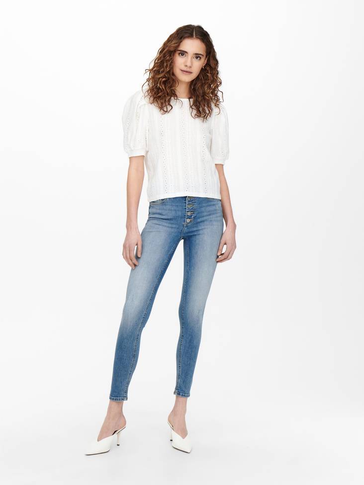 Only Jeans Blush HW Ankle, hellblau - Damen Jeans - 131272 - 1
