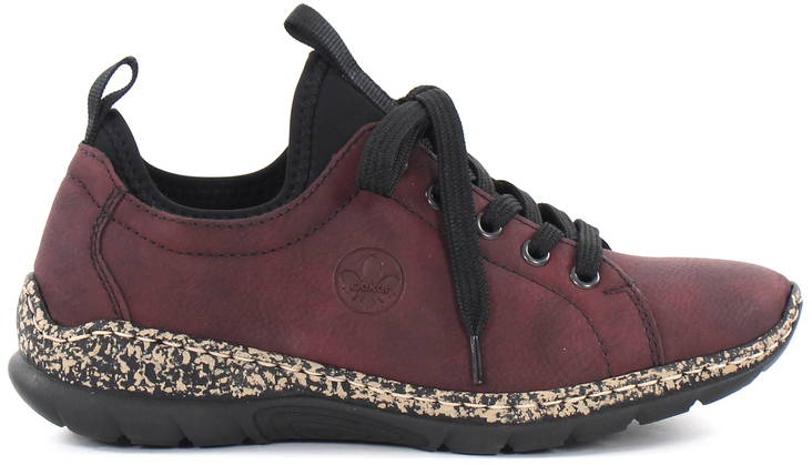 Rieker Walking Schuhe N42M2-35, Weinrot - Rieker walkingschuhe - 126612 - 1