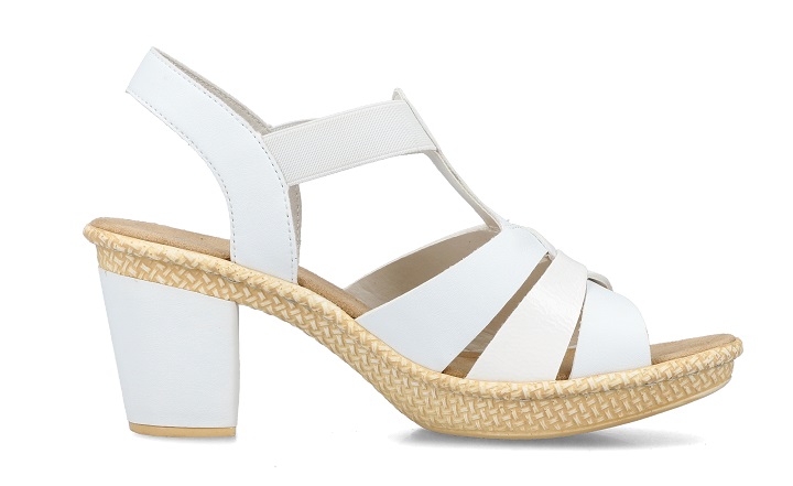 Rieker Damen Sandalen 665K3-80 Weiß - Rieker Sandalen - 135732 - 1