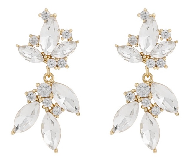 Snö of Sweden Ohrringe Kopenhagen g/klar - Ohrringe - 134942 - 1