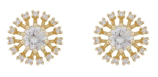 Snö of Sweden Ohrringe Wiz klein g/transparent - Ohrringe - 134992 - 1