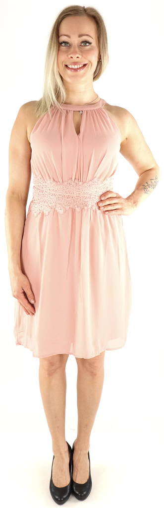 Vila Kleid mit Neckholder in nebligem Rosé - Kleider und Tuniken - 131372 - 1