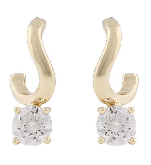 Snö of Sweden Ohrringe Ace g/klar - Ohrringe - 136712 - 1