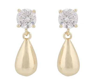 Snö of Sweden Ohrringe Fanny klein gold - Ohrringe - 136722 - 1