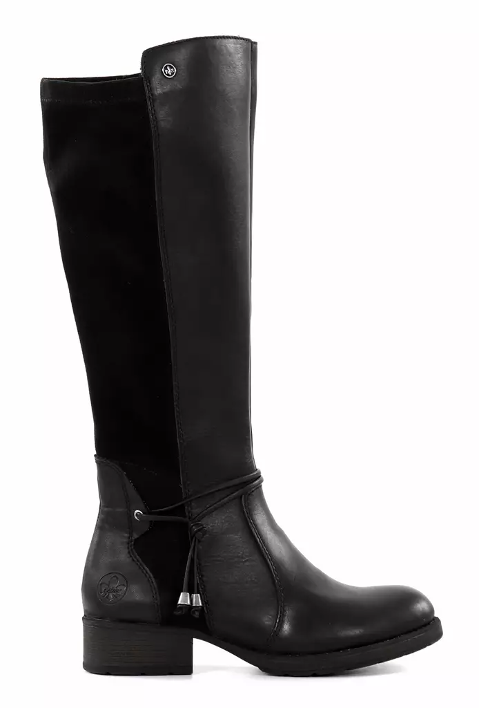 Rieker Damenstiefel mit elastischem Schaft Z9564-00 schwarz - Rieker Stiefel - 137112 - 1