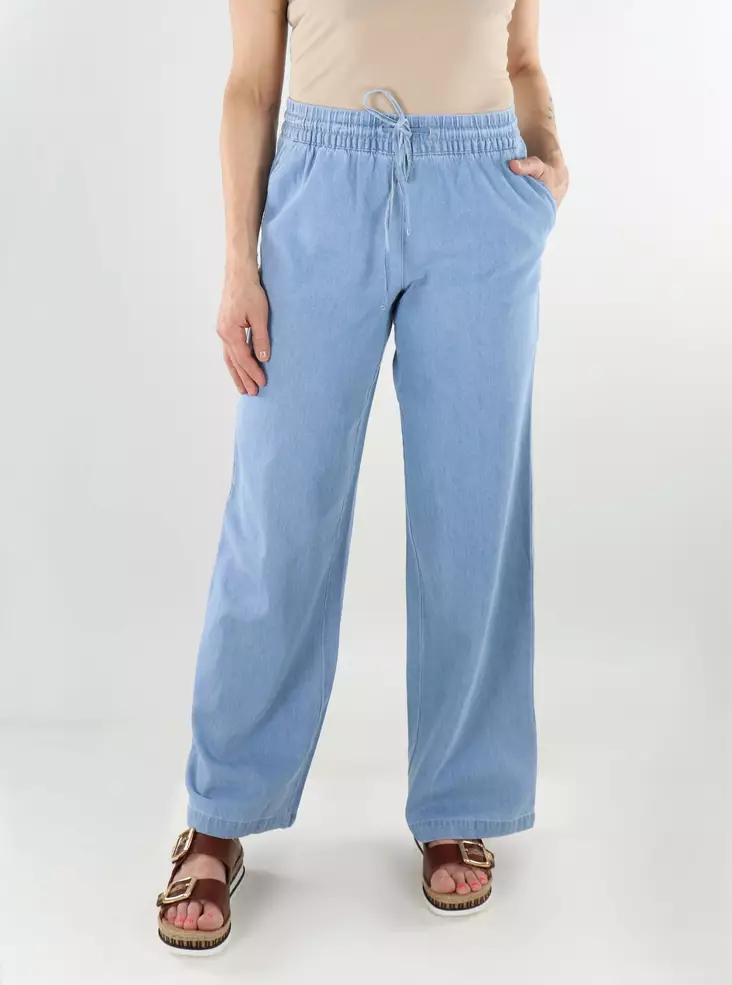 JDY Weite Hose MW Weit hellblau - Damenhosen - 138612 - 1