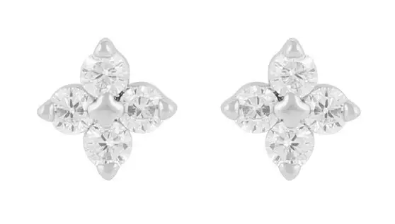 Snö of Sweden Ohrringe Envy klein Silber/klar - Ohrringe - 138632 - 1