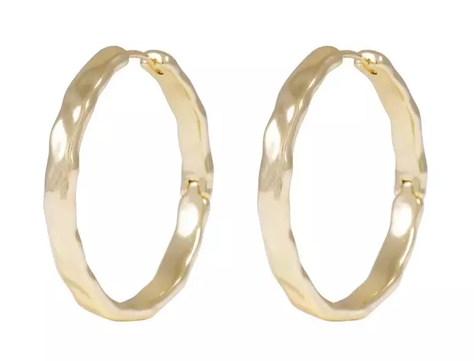 Snö of Sweden Ohrringe Domino Ring Gold - Ohrringe - 138642 - 1