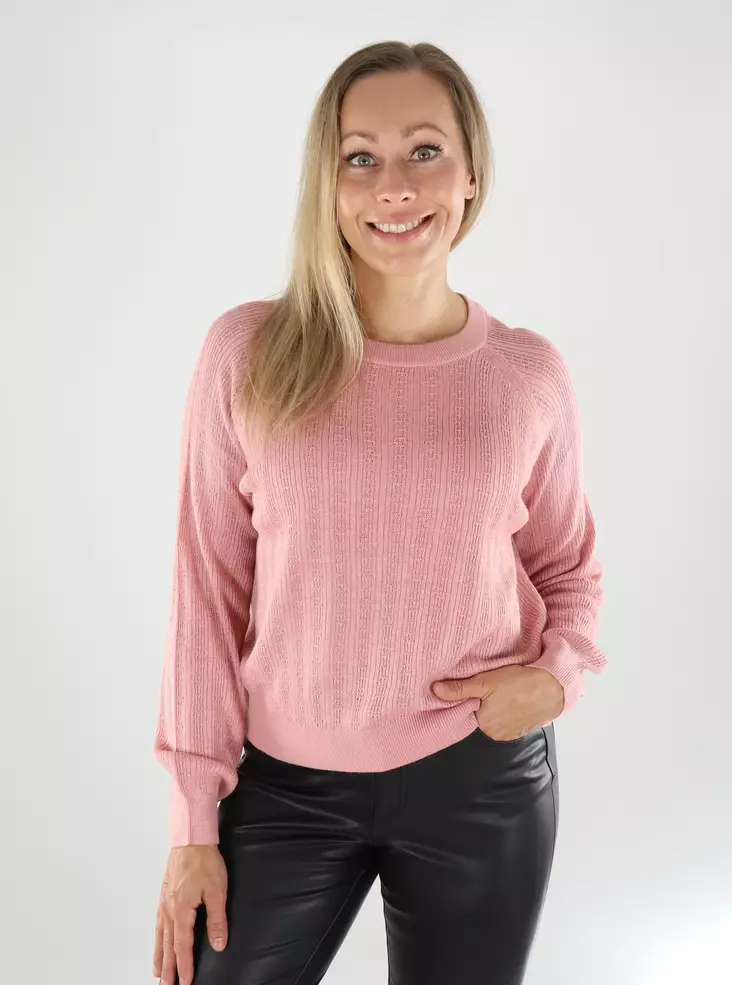 Vero Moda Damenpullover NEWNEWLEX Stitch Raglan Rosé Eleganz - Damenpullover - 139152 - 1