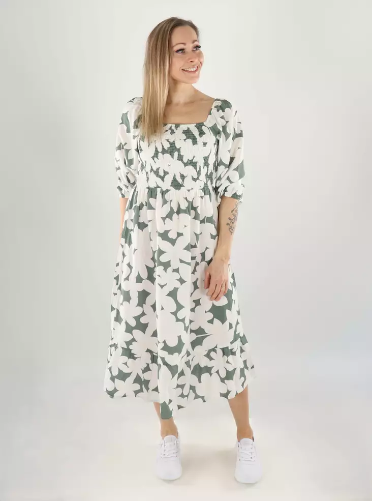 Vero Moda Kleid aus Bio-Baumwolle Lorbeerkranz/Loa - Kleider und Tuniken - 141022 - 1
