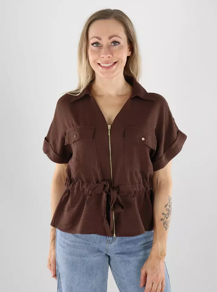 JDY T-Shirt Chicory Coffee - Damen T-Shirts - 141182 - 1