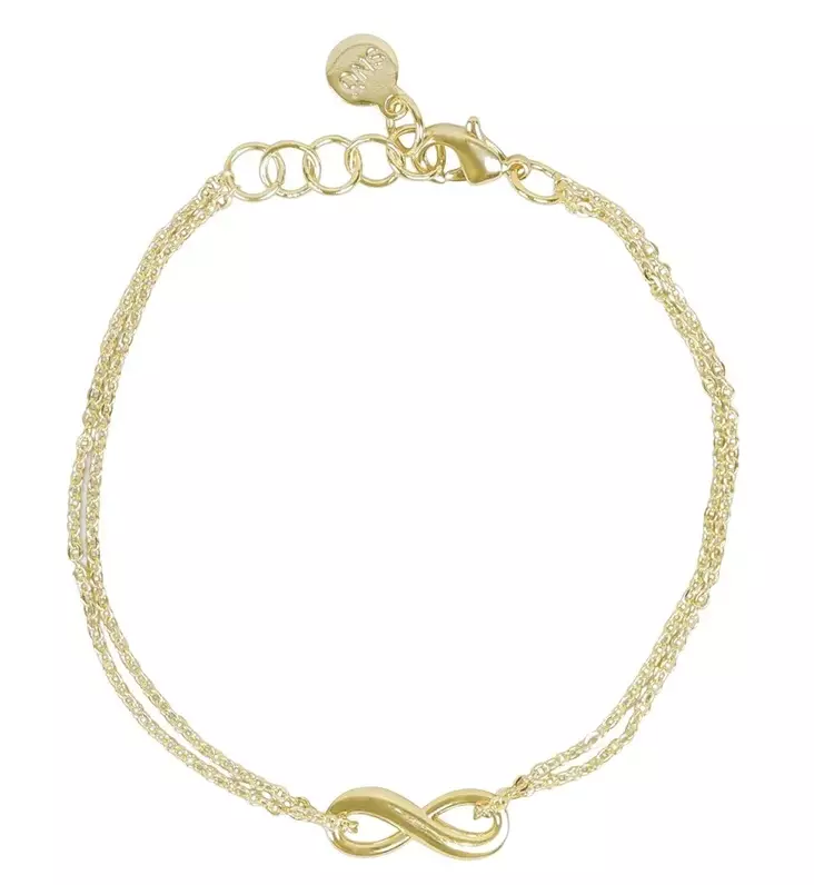 Snö of Sweden Armband Everly Doppelkette Gold - Armbänder - 141592 - 1