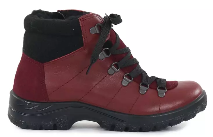 Sievi Knöchelstiefel Kirsi Burgunderrot - Damen Stiefeletten - 141942 - 1