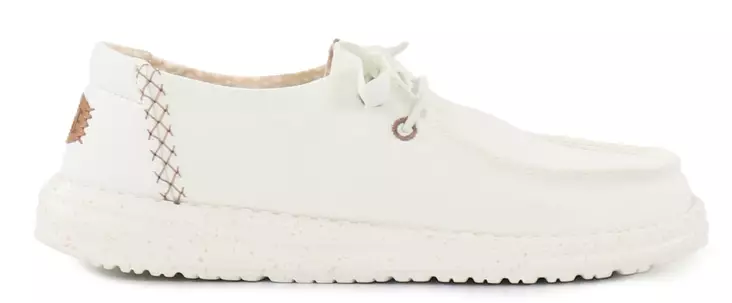 HEYDUDE Schuhe Wendy Chambray Gitter Schneeweiß - Damen walkingschuhe - 141172 - 1