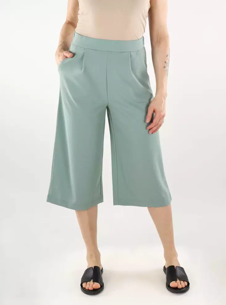JDY Culotte Hose Chino grün - Damenhosen - 138752 - 1