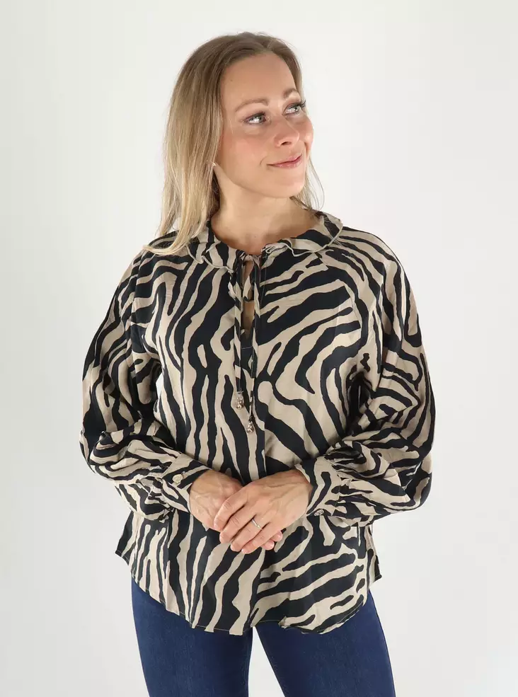 JDY Shirt LIFE L/S Hafer/03-05-26B - Damen Langarmshirts - 141502 - 1
