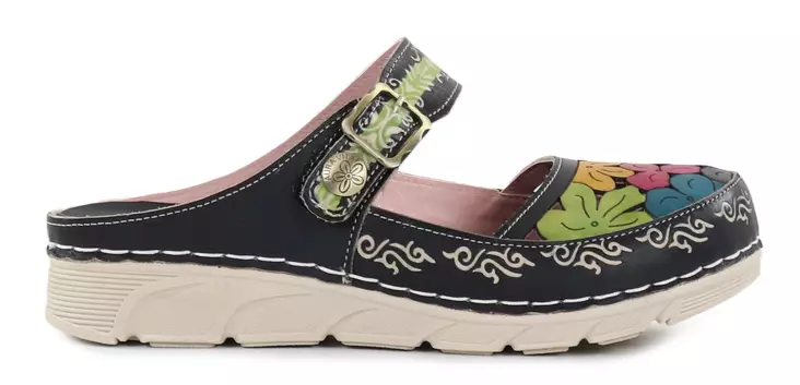 Laura Vita Damenpumps Dorry 24 noir - Pantoletten - 140762 - 1