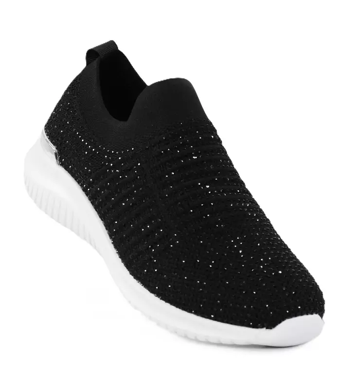 Migant Damen Glitzer Sneaker A923-129 Schwarz - Migant Sneakers - 138062 - 1