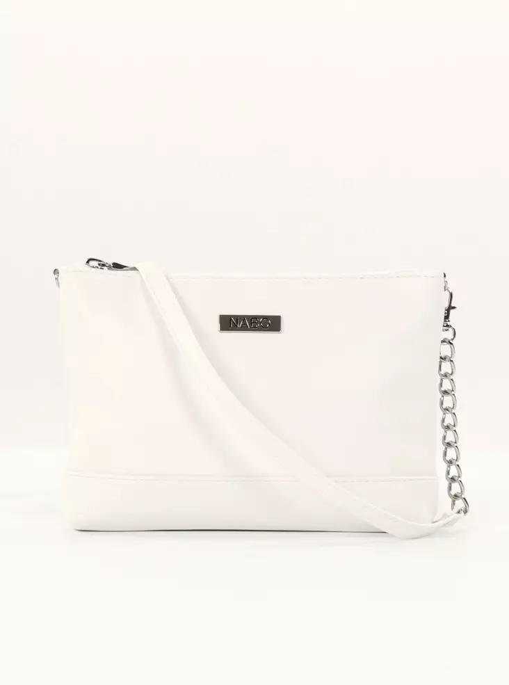 Nabo Schultertasche L2527 Weiß - Handtaschen - 136372 - 1