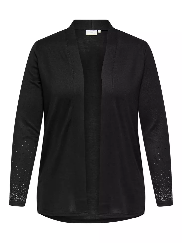 Only Carmakoma Damen Plus Size Cardigan V-Ausschnitt schwarz/sol - Damenpullover - 140002 - 1