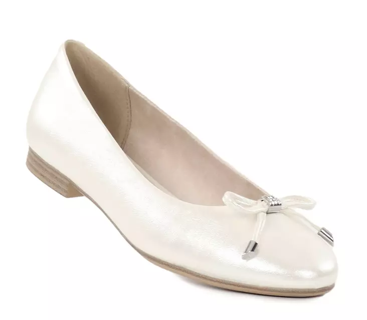 Tamaris Ballerinas mit Schleifendetail 22105-44 Perle - Ballerinas - 138202 - 1