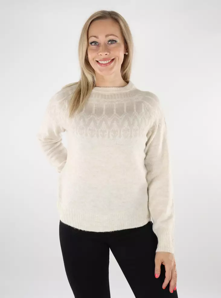 Vero Moda Damenpullover Nordic Birke/w. Silber - Damenpullover - 136822 - 1