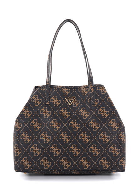 Guess Vikky Tote-Bag braun mit Logo - Handtaschen - 134633 - 2